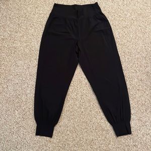 Women’s Lululemon nylon joggers. Lightweight material. Size 8. Worn ONCE!
